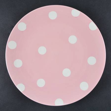 Polka Dot Luncheon Plate