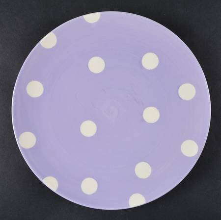 Polka Dot Luncheon Plate
