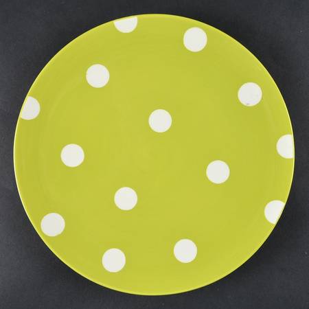 Polka Dot Luncheon Plate
