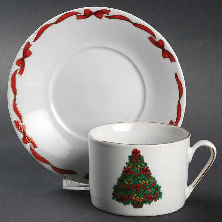 Joyous Flat Cup & Saucer Set