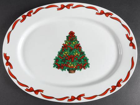 Joyous 13" Oval Serving Platter