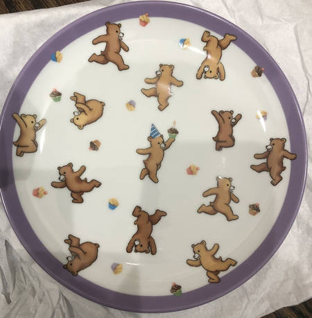 Alphabet Bears Child's Plate