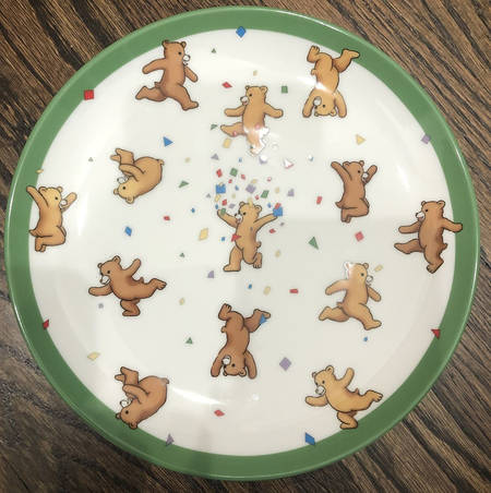 Alphabet Bears Child's Plate