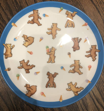 Alphabet Bears Child's Plate