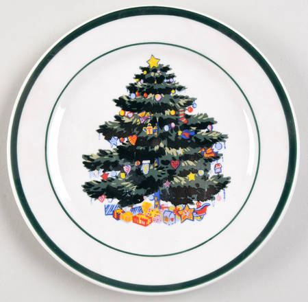 Holly Tree Salad Plate