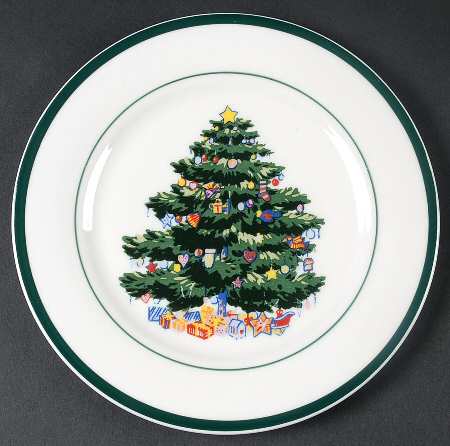 Holly Tree Salad Plate