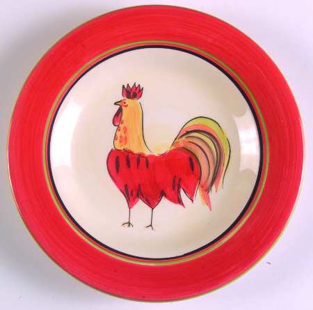 Rooster Salad Plate