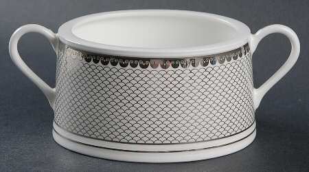 Marielle Platinum Sugar Bowl No Lid