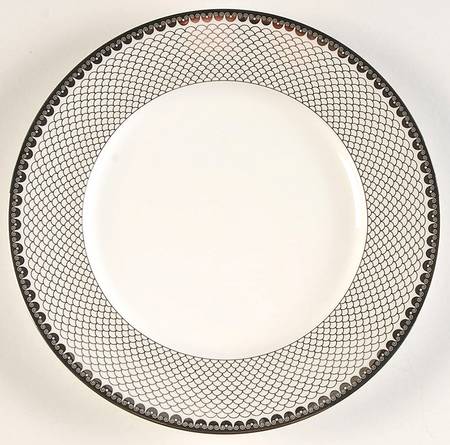 Marielle Platinum Salad Plate