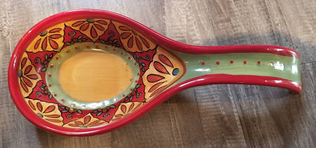 Tangier Spoon Rest/Holder (Holds 1 Spoon)