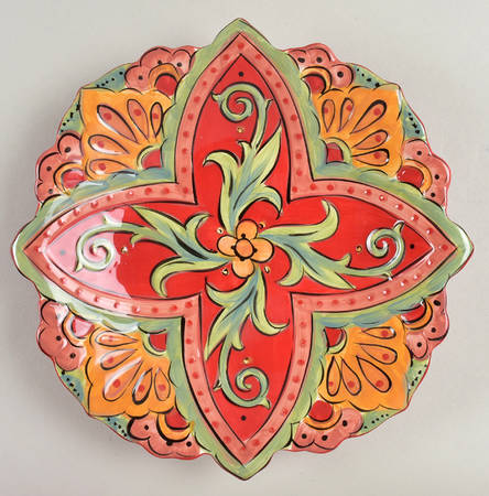 Tangier Sculpted Salad Plate
