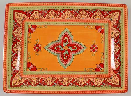 Tangier 16" Rectangular Serving Platter