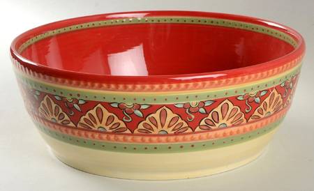 Tangier 11" Large Salad Serving Bowl