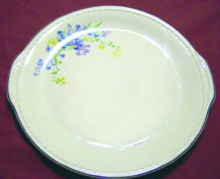 1393 Handled Cake Plate