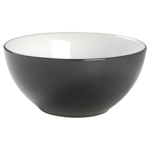 Duo Quadro Black Soup/Cereal Bowl