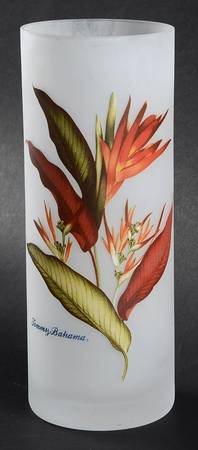 Floral (Multicolor) Glassware Tall Tumbler