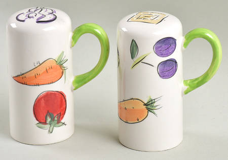 Italian Garden Stove Top Salt & Pepper Set