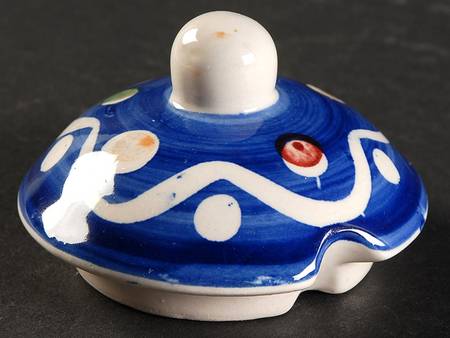 Floral Dots Lid for Sugar Bowl