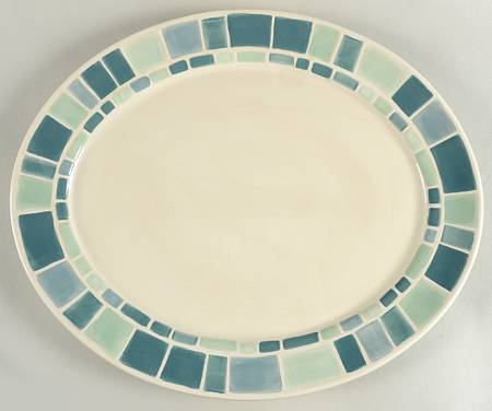 Mosaic 18" Oval Serving Platter
