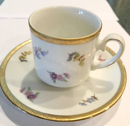 TIR515 Flat Demitasse Cup & Saucer Set