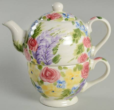 Jardine Individual Teapot & Lid with Cup