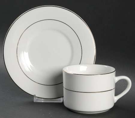 TTO10 Flat Cup & Saucer Set