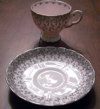 526H Footed Cup & Saucer Set