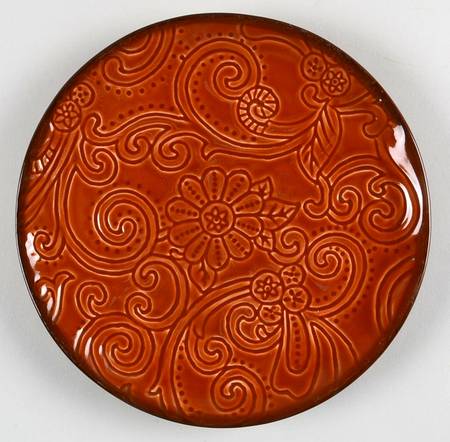 Laguna Brown Salad/Dessert Plate