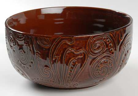 Laguna Brown 9" Round Vegetable Bowl