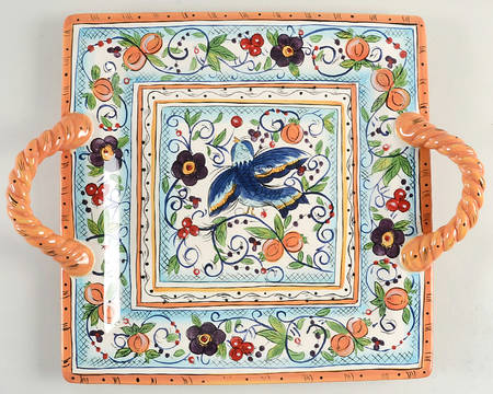 Villa Paradiso Handled Tray