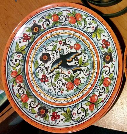 Villa Paradiso Melamine Dinner Plate