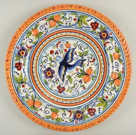 Villa Paradiso 17" Round Tray