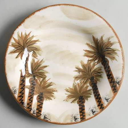 Tropical Island Salad Plate
