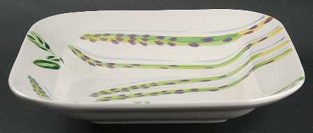 Veggie-Tables 9" Individual Square Pasta Bowl