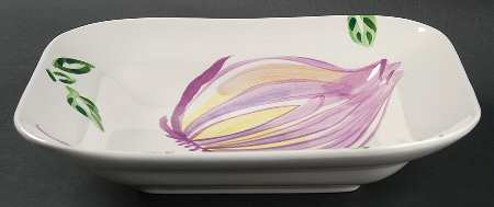 Veggie-Tables 9" Individual Square Pasta Bowl