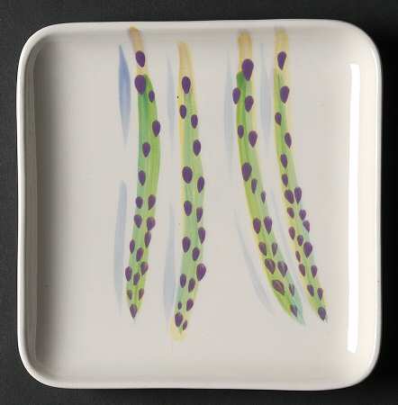 Veggie-Tables Square Appetizer Plate