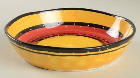 Bohemian Stripe Individual Salad Bowl