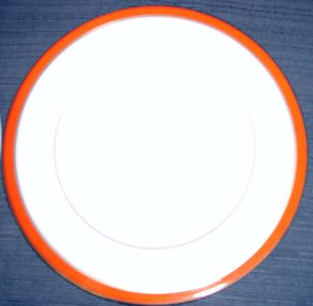 Newport Orange Dinner Plate