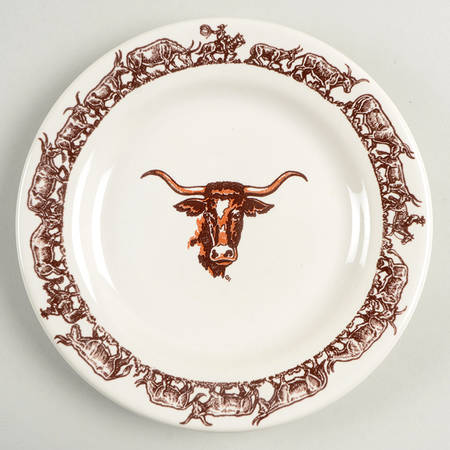 Longhorn Salad/Dessert Plate