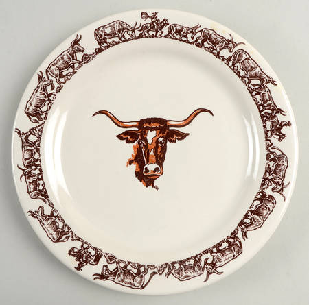 Longhorn Luncheon Plate