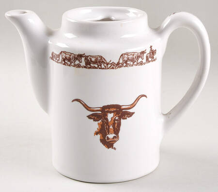Longhorn Tea/Coffee Pot No Lid