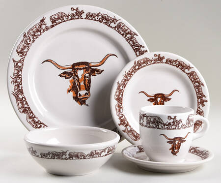 Longhorn 5 Piece Place Setting