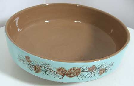 Azure Pine 10" Round Vegetable Bowl