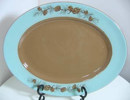 Azure Pine 12" Oval Serving Platter