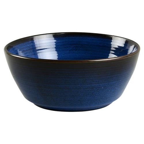 Vintage Modern Blue Soup/Cereal Bowl