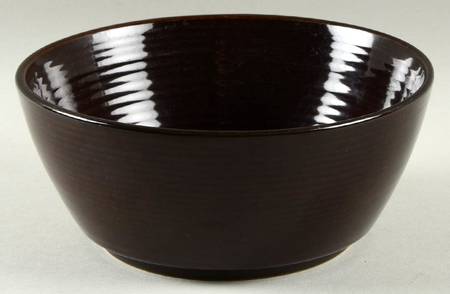 Vintage Modern Brown Soup/Cereal Bowl