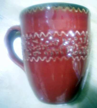 Paisleette Red Mug