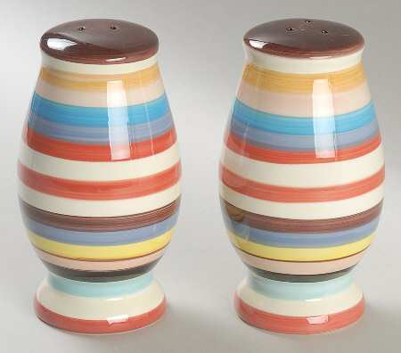 Sedona Stripe Salt & Pepper Set