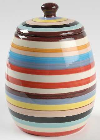 Sedona Stripe Medium Canister & Lid