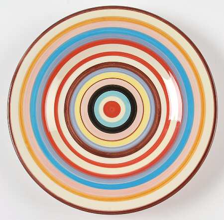 Sedona Stripe Salad Plate